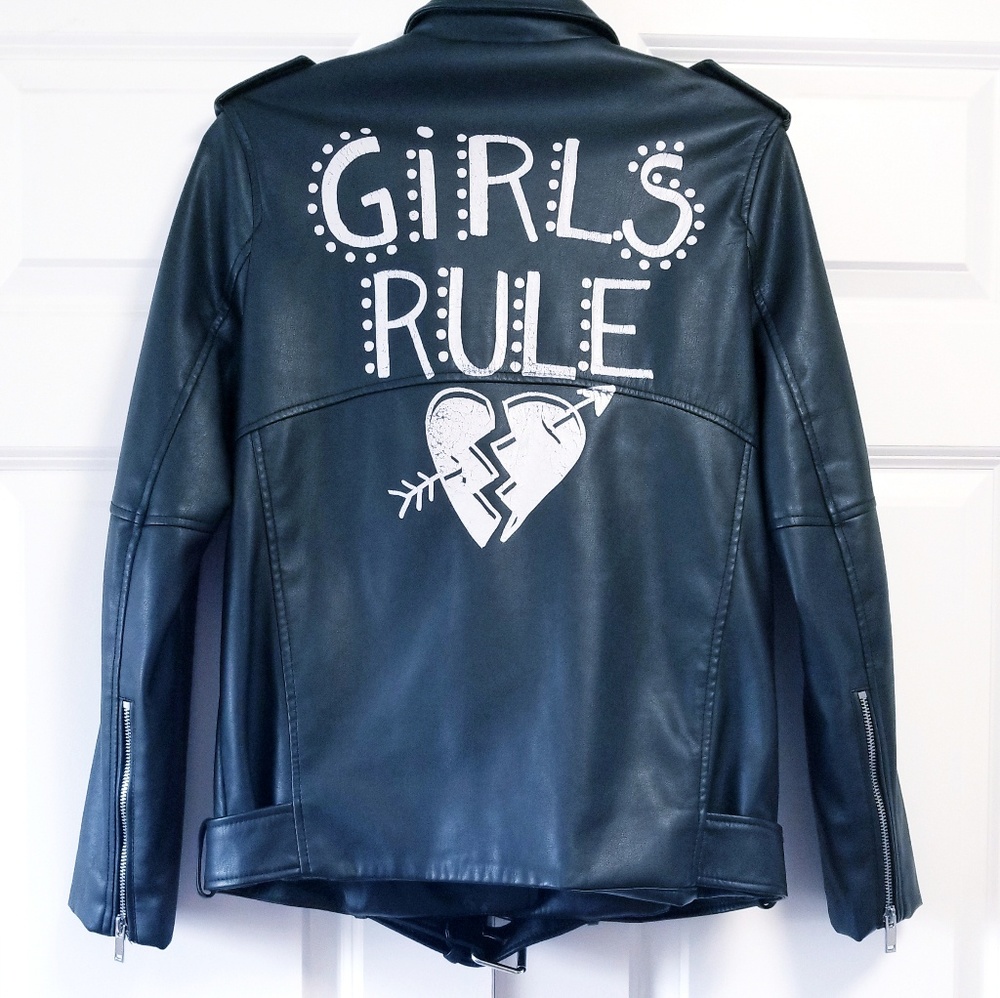 Zara Trafaluc Outerwear Faux Leather Jacket #W803
